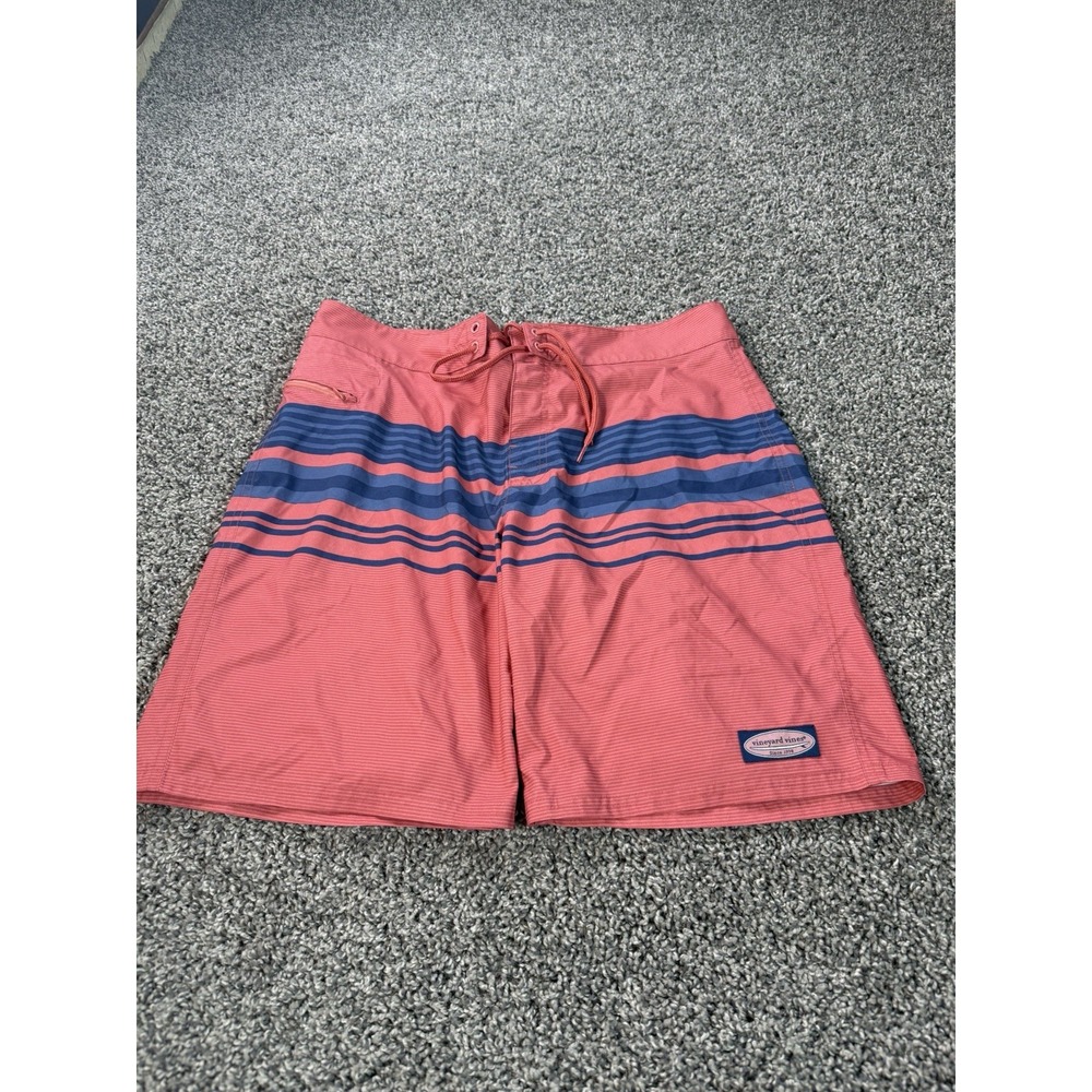 Vineyard Vines Board Shorts Men's Size 33 Pink Preppy
